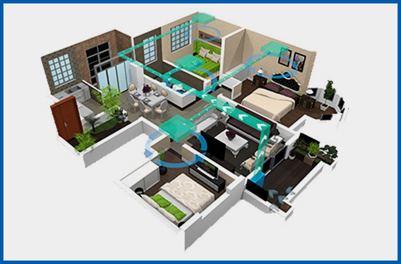 120平方戶型空氣凈化器配置方案